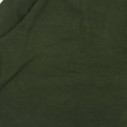 Marks and Spencer Mens Green V-Neck  Acrylic Pullover Jumper Size S
