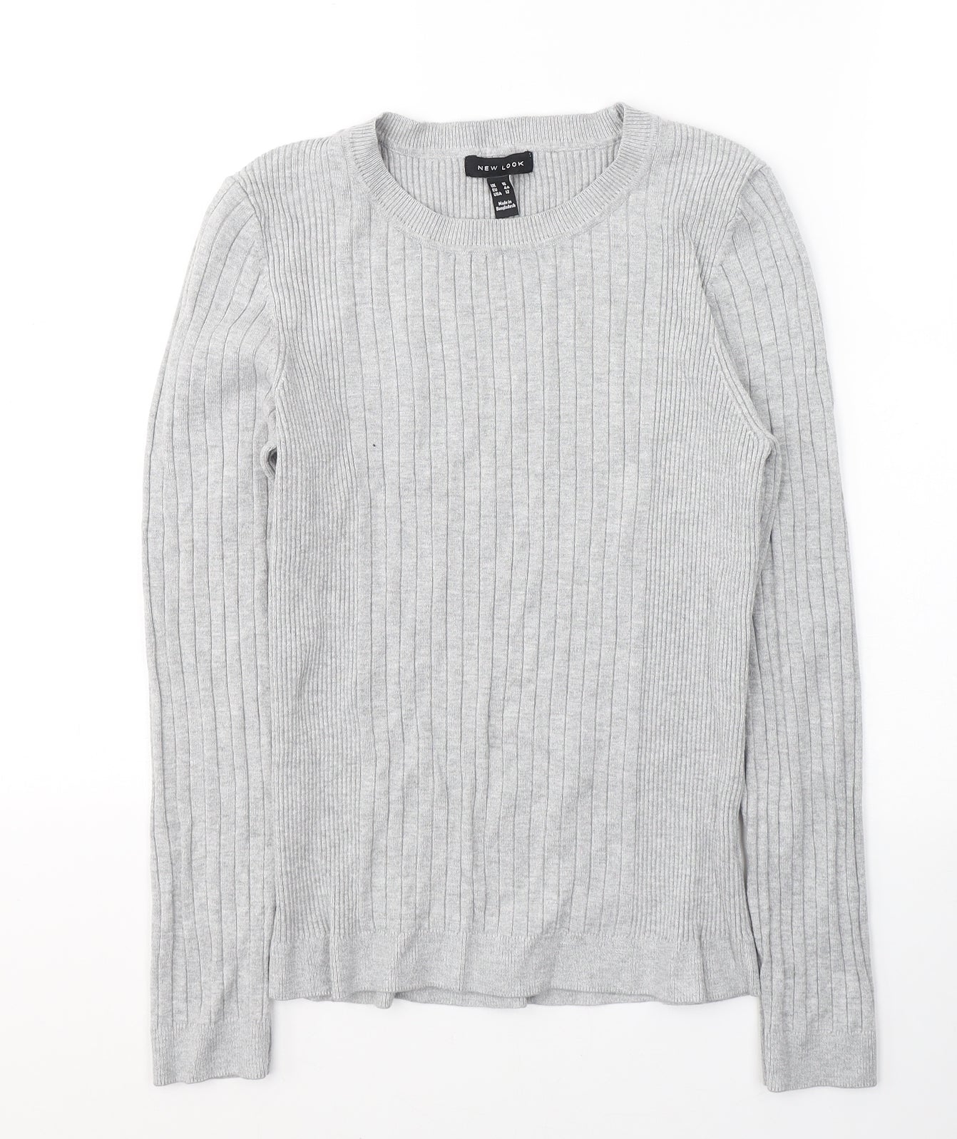 Womens UK Size 16 New Look Grey Pullover Jumper