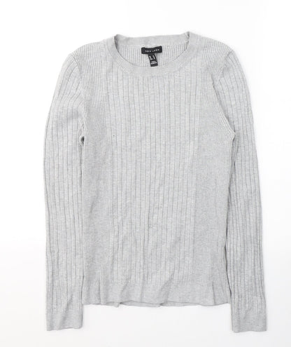 Womens UK Size 16 New Look Grey Pullover Jumper