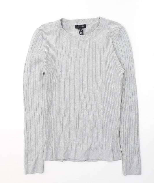 Womens UK Size 16 New Look Grey Pullover Jumper