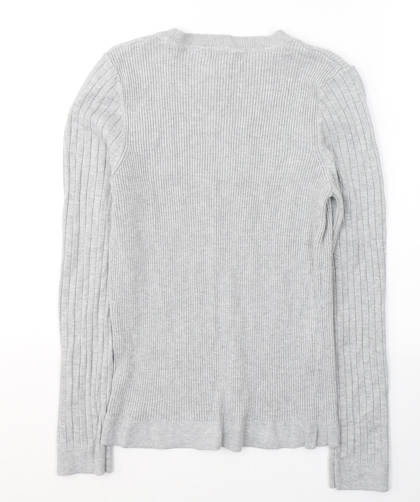 Womens UK Size 16 New Look Grey Pullover Jumper