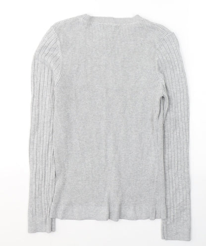 Womens UK Size 16 New Look Grey Pullover Jumper