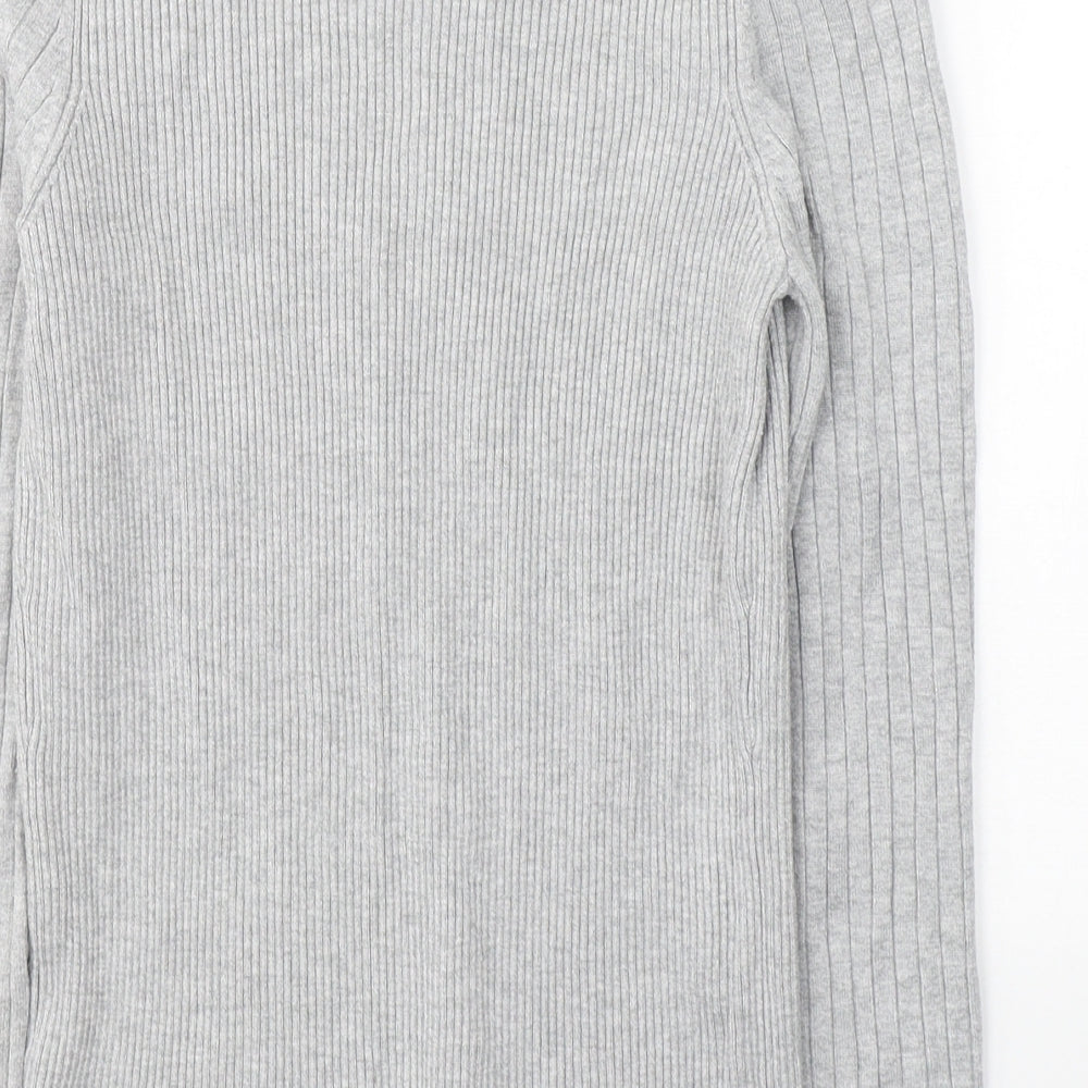 Womens UK Size 16 New Look Grey Pullover Jumper