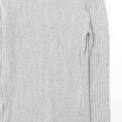 Womens UK Size 16 New Look Grey Pullover Jumper