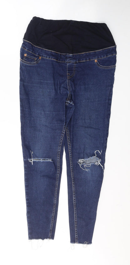 New Look Womens Blue  Cotton Jegging Jeans Size 10 L25 in Regular