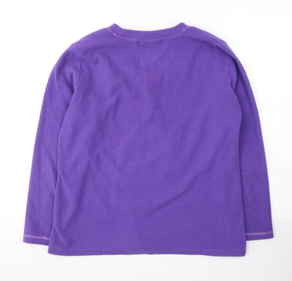 Bonmarché Womens Purple  Polyester Pullover Sweatshirt Size 12  Pullover - PENGUINS