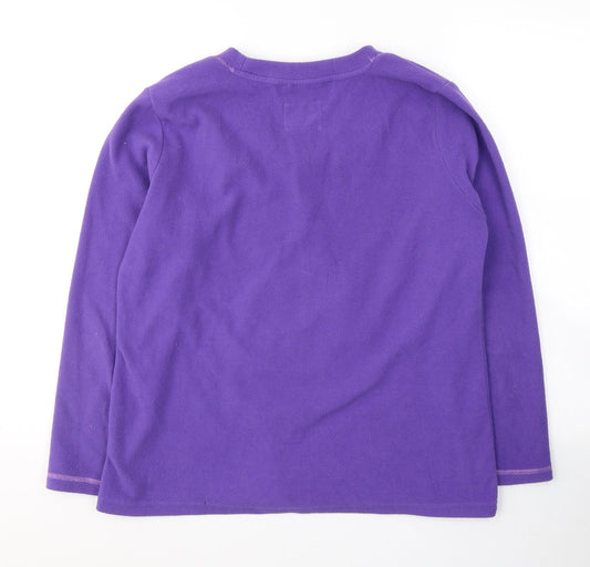 Bonmarché Womens Purple  Polyester Pullover Sweatshirt Size 12  Pullover - PENGUINS