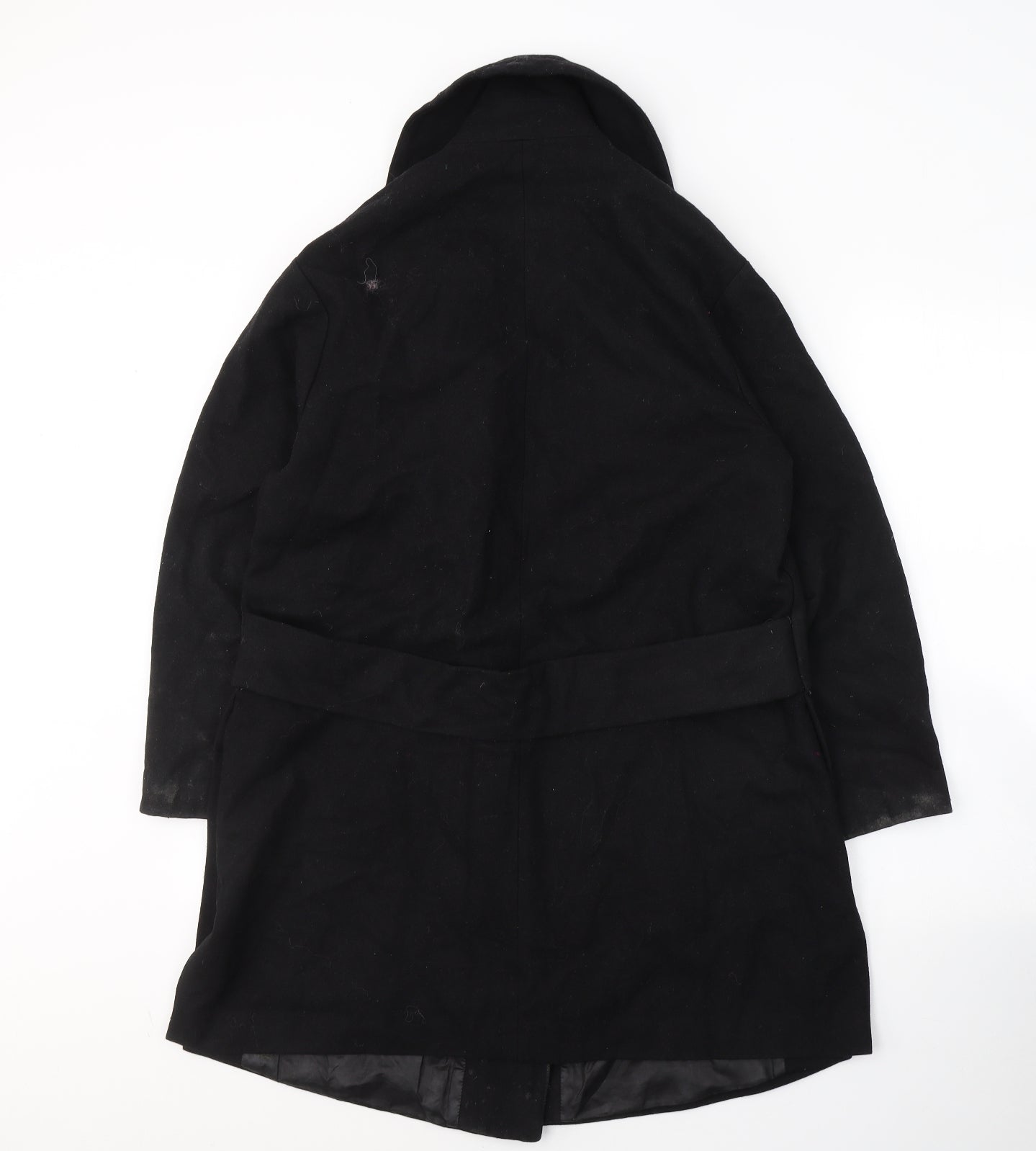Womens UK Size 4 ASOS Black Pea Coat