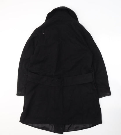 Womens UK Size 4 ASOS Black Pea Coat