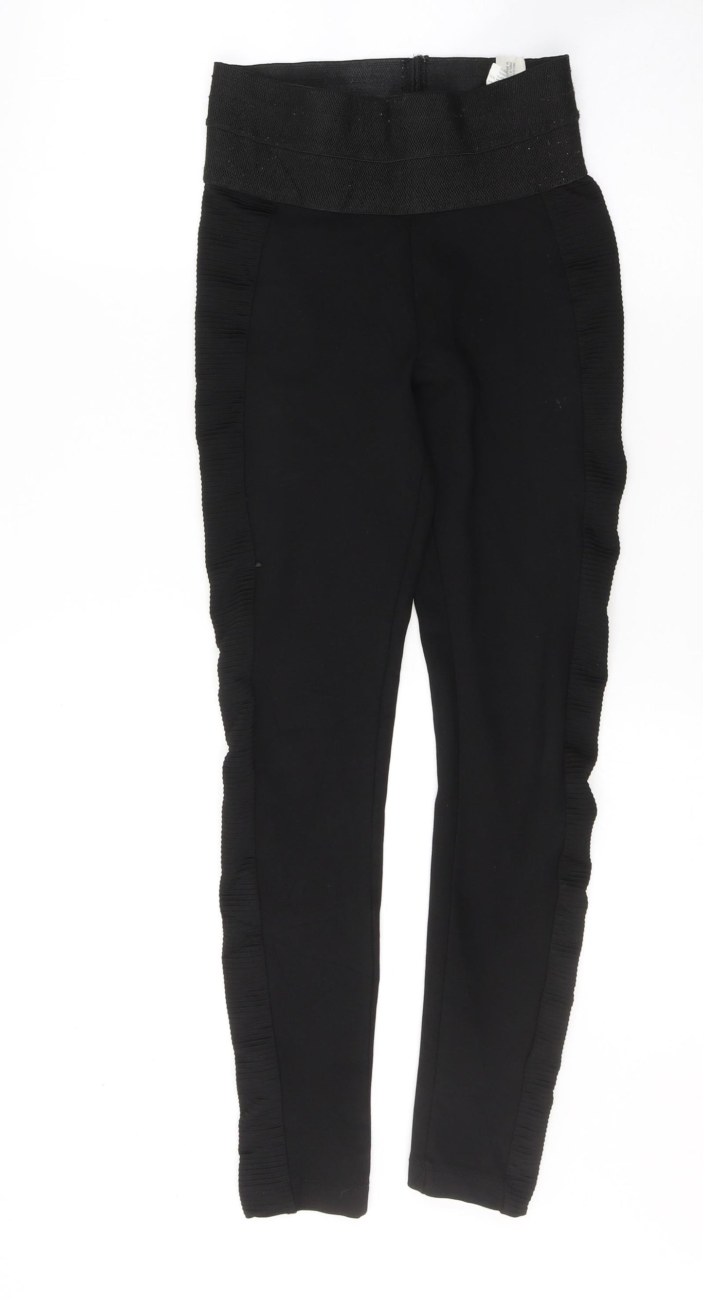 Womens UK Size XS Zara  Jegging Black Leggings