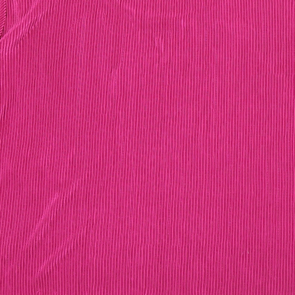 Damart Womens Purple Crew Neck  Polyester Pullover Jumper Size 18