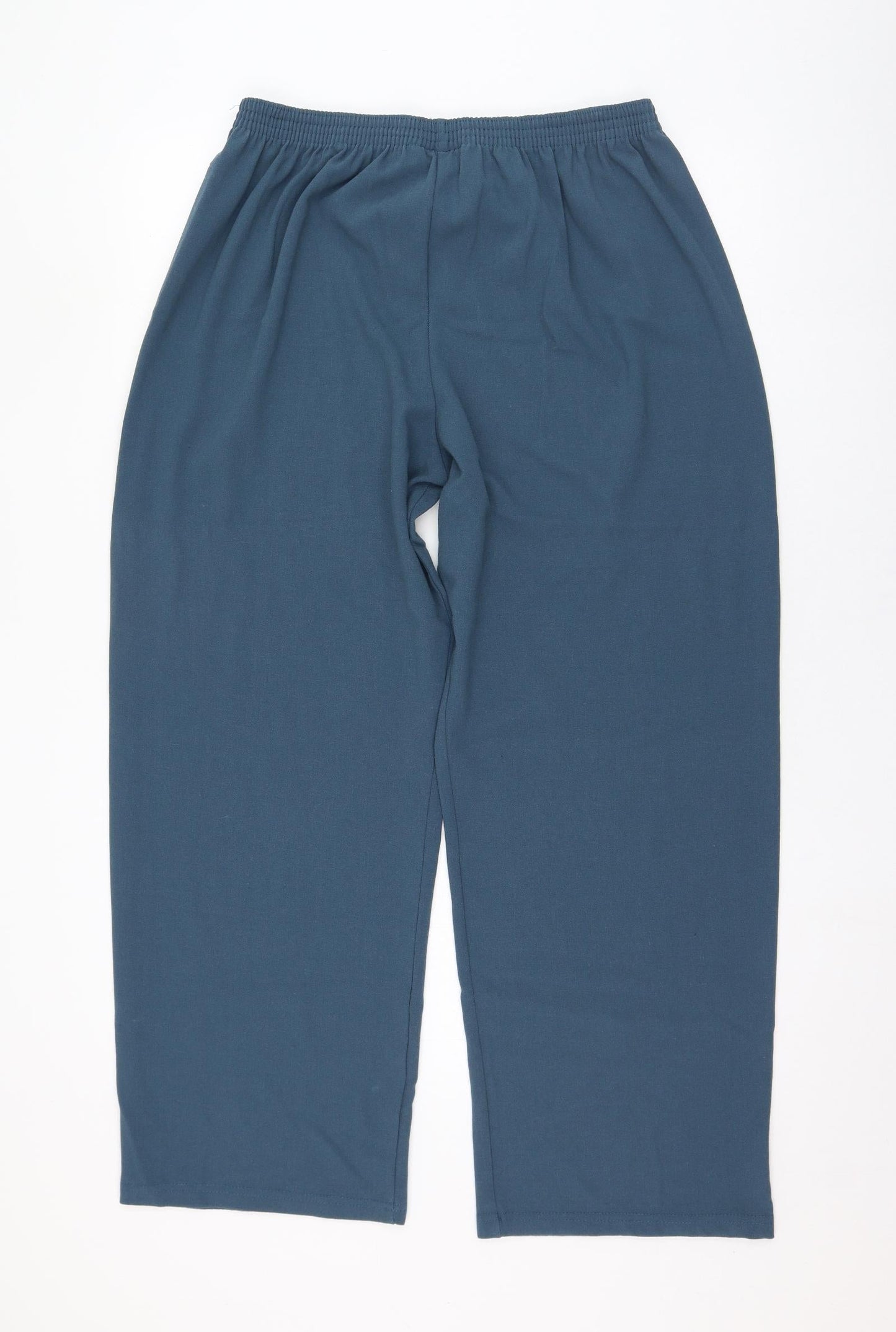 Womens UK Size 2XL Classic Image Regular Fit  Blue Trousers