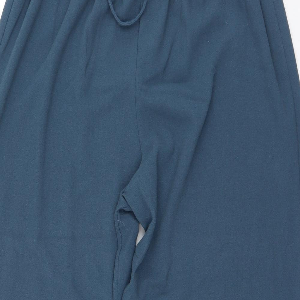 Womens UK Size 2XL Classic Image Regular Fit  Blue Trousers