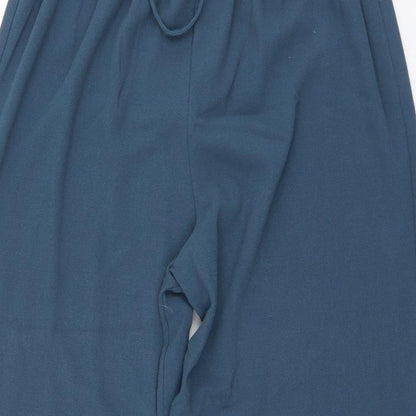 Womens UK Size 2XL Classic Image Regular Fit  Blue Trousers