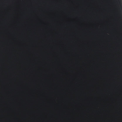 PRETTYLITTLETHING Womens Black  Polyester A-Line Skirt Size 8