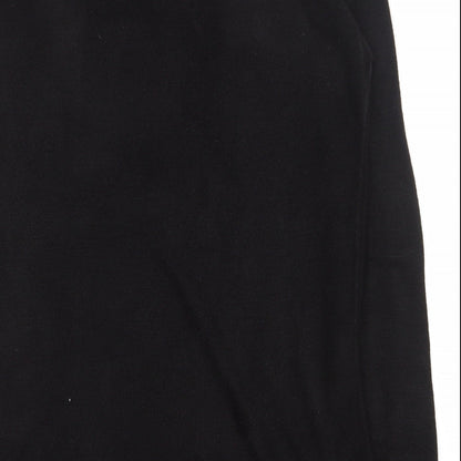 Peacocks Mens Black V-Neck  Acrylic Pullover Jumper Size L