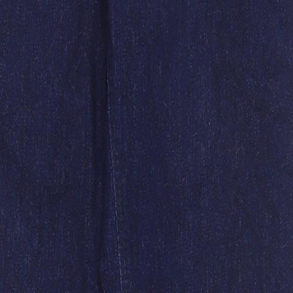 Denim & Co. Womens Blue  Cotton Skinny Jeans Size 12 L30 in Regular Zip