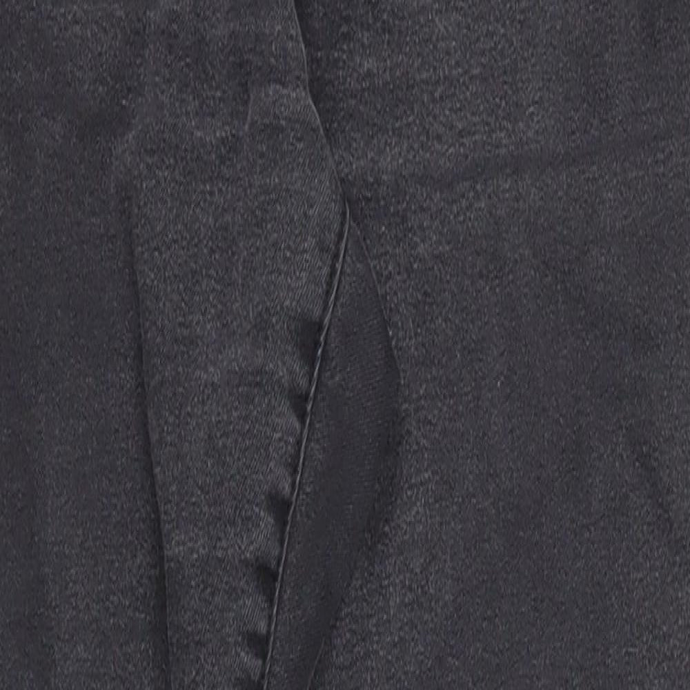 Denim & Co. Womens Black  Cotton Skinny Jeans Size 6 L25.5 in Regular Zip