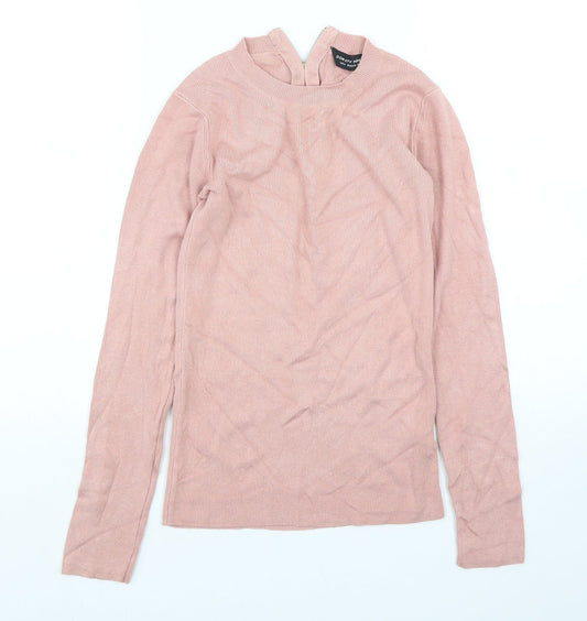 Womens UK Size 8 Dorothy Perkins Pink Pullover Jumper