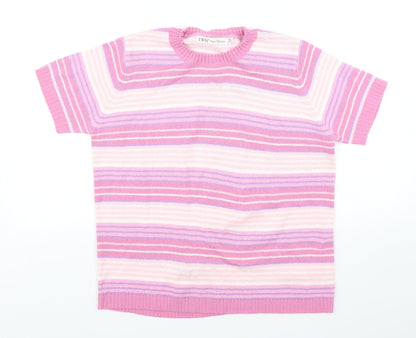 Womens UK Size 14 EWM Multicoloured Pullover Jumper