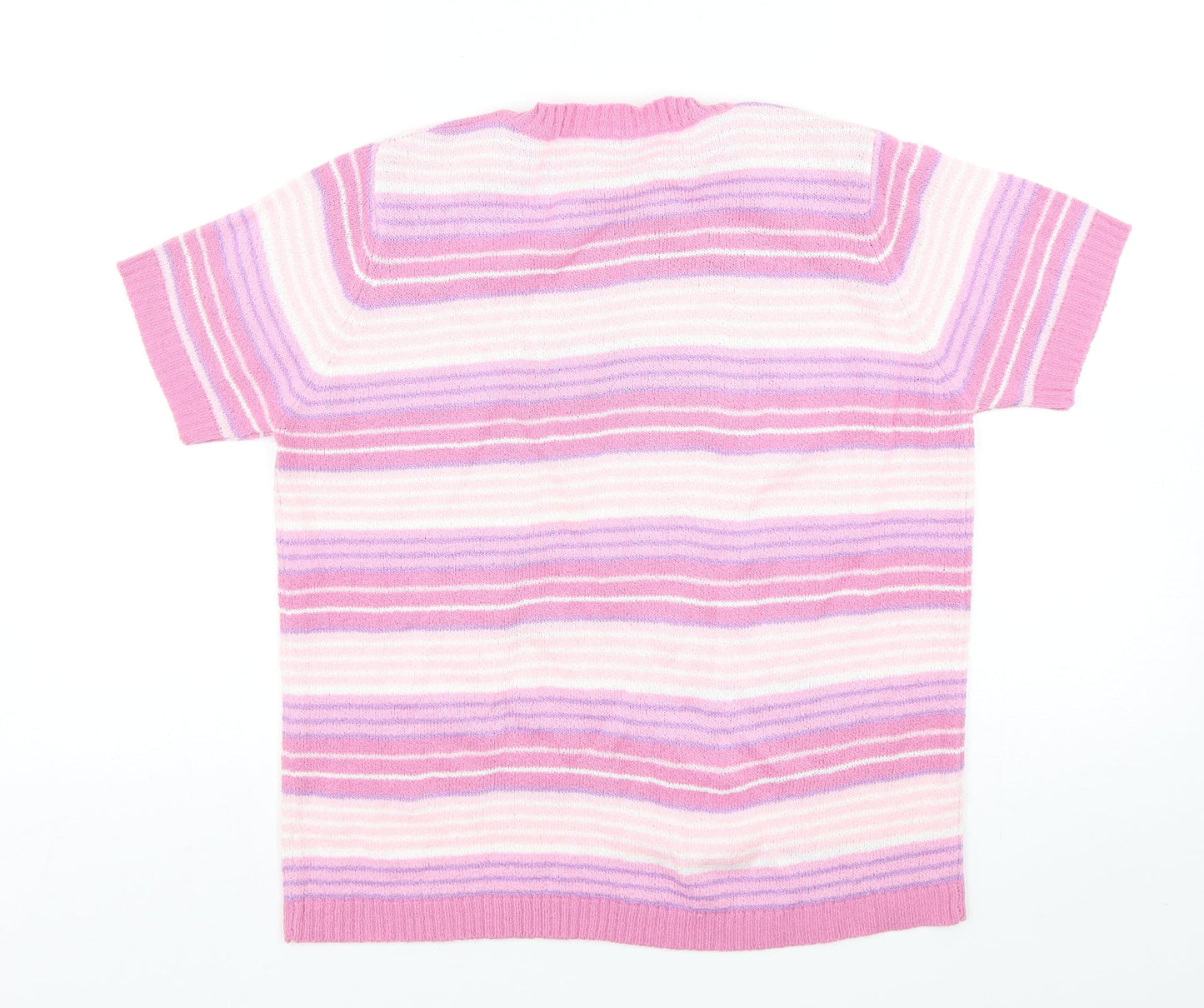 Womens UK Size 14 EWM Multicoloured Pullover Jumper