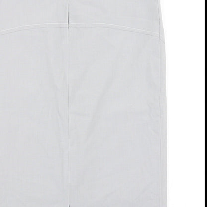 Szoszy Womens Grey  Viscose Straight & Pencil Skirt Size 8