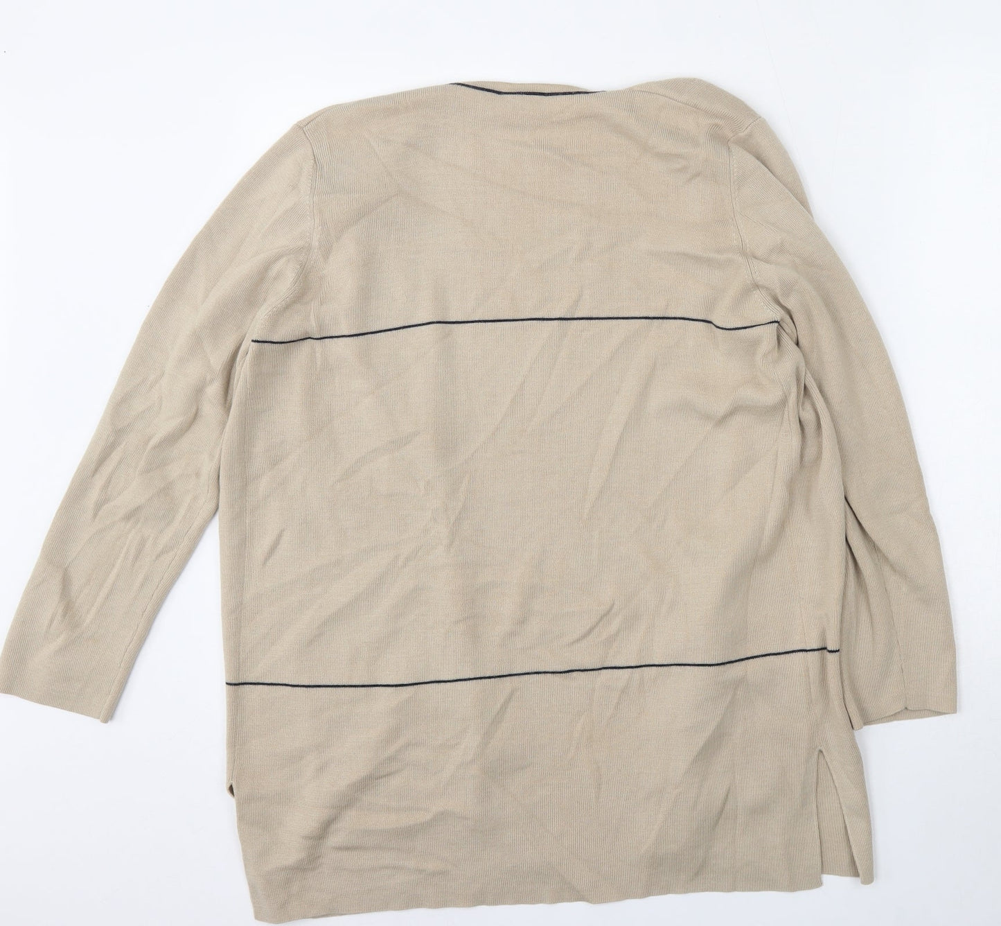 Womens UK Size M Country Casuals Beige Cardigan Jumper
