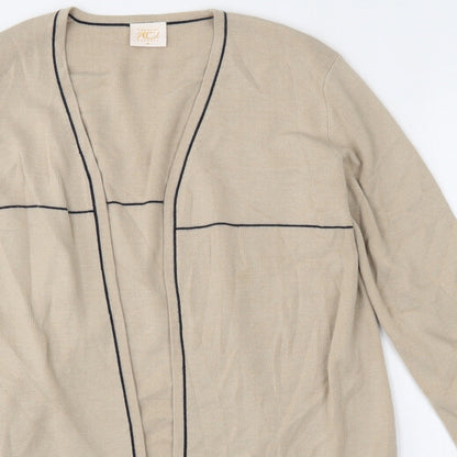 Womens UK Size M Country Casuals Beige Cardigan Jumper