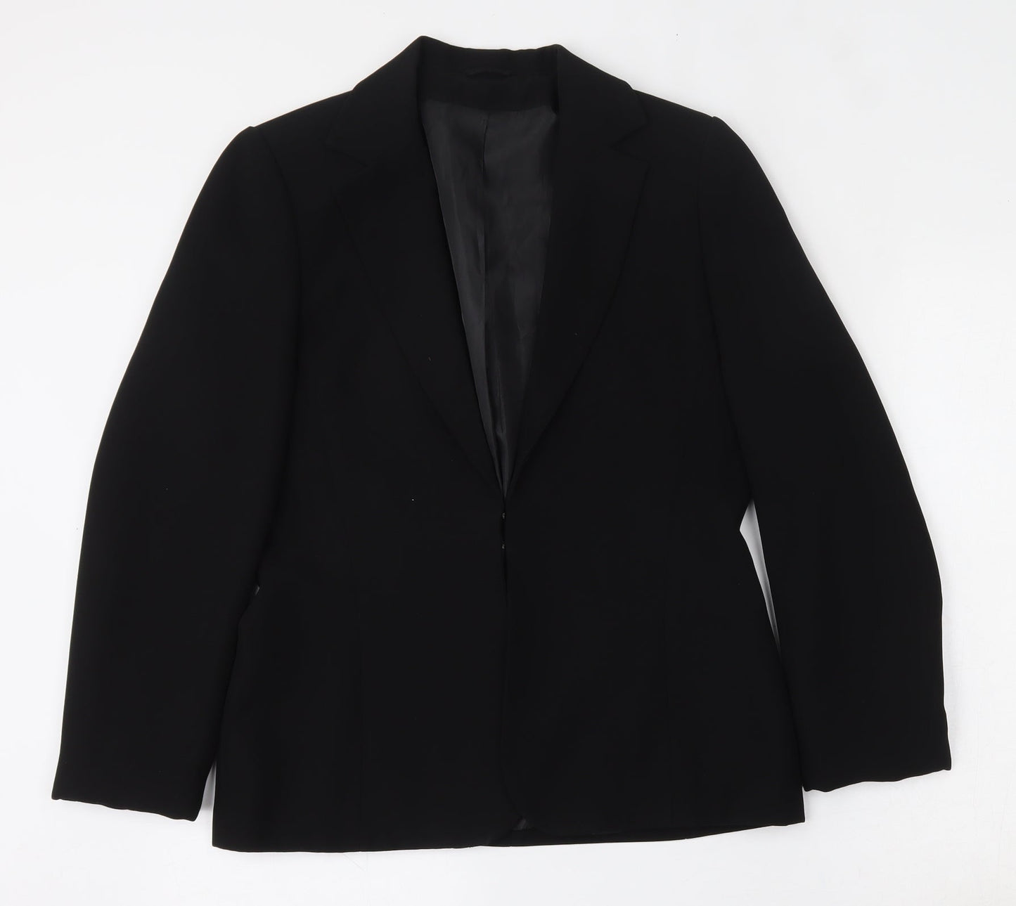 Dorothy Perkins Womens Black  Polyester Jacket Blazer Size 12