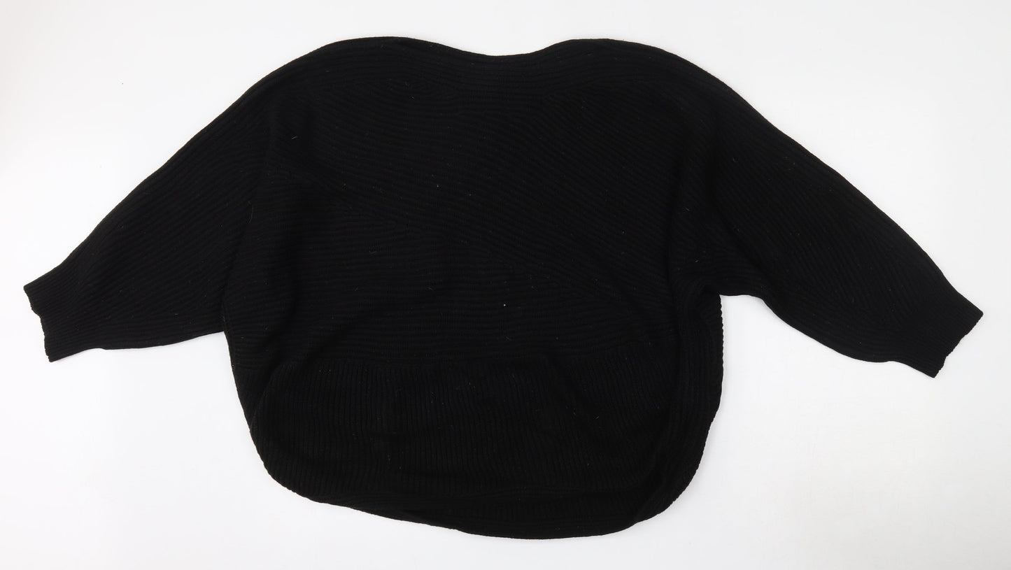 Womens UK Size M Dorothy Perkins Black Pullover Jumper