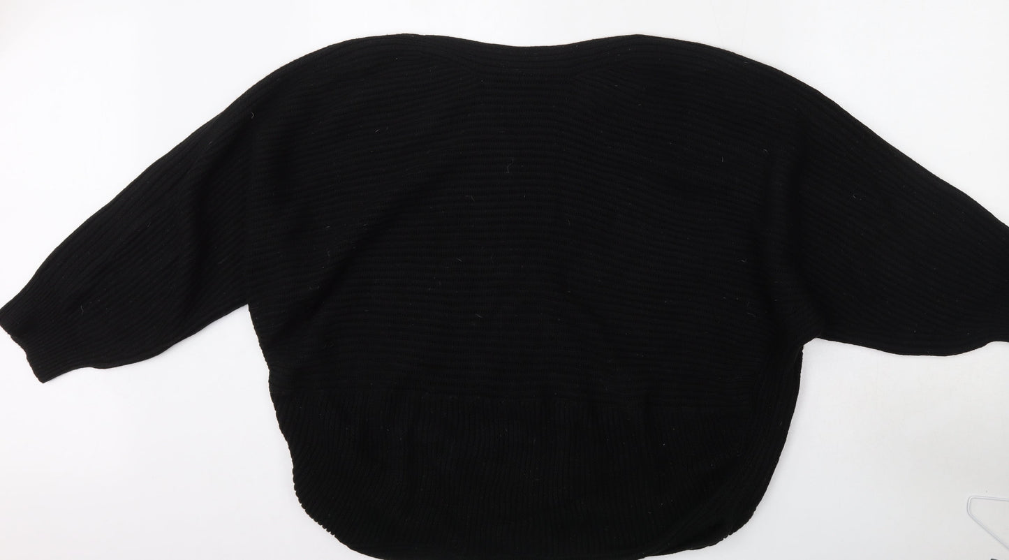 Womens UK Size M Dorothy Perkins Black Pullover Jumper