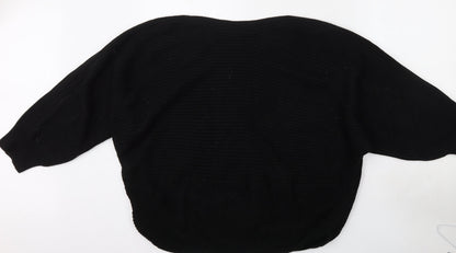 Womens UK Size M Dorothy Perkins Black Pullover Jumper