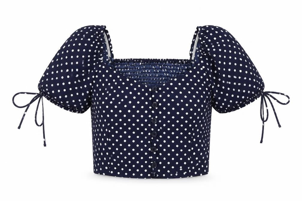 Womens UK Size 8 Chemistry Blue Basic Blouse