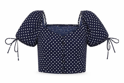 Womens UK Size 8 Chemistry Blue Basic Blouse
