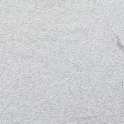 Primark Womens Grey  Viscose Basic T-Shirt Size M Round Neck