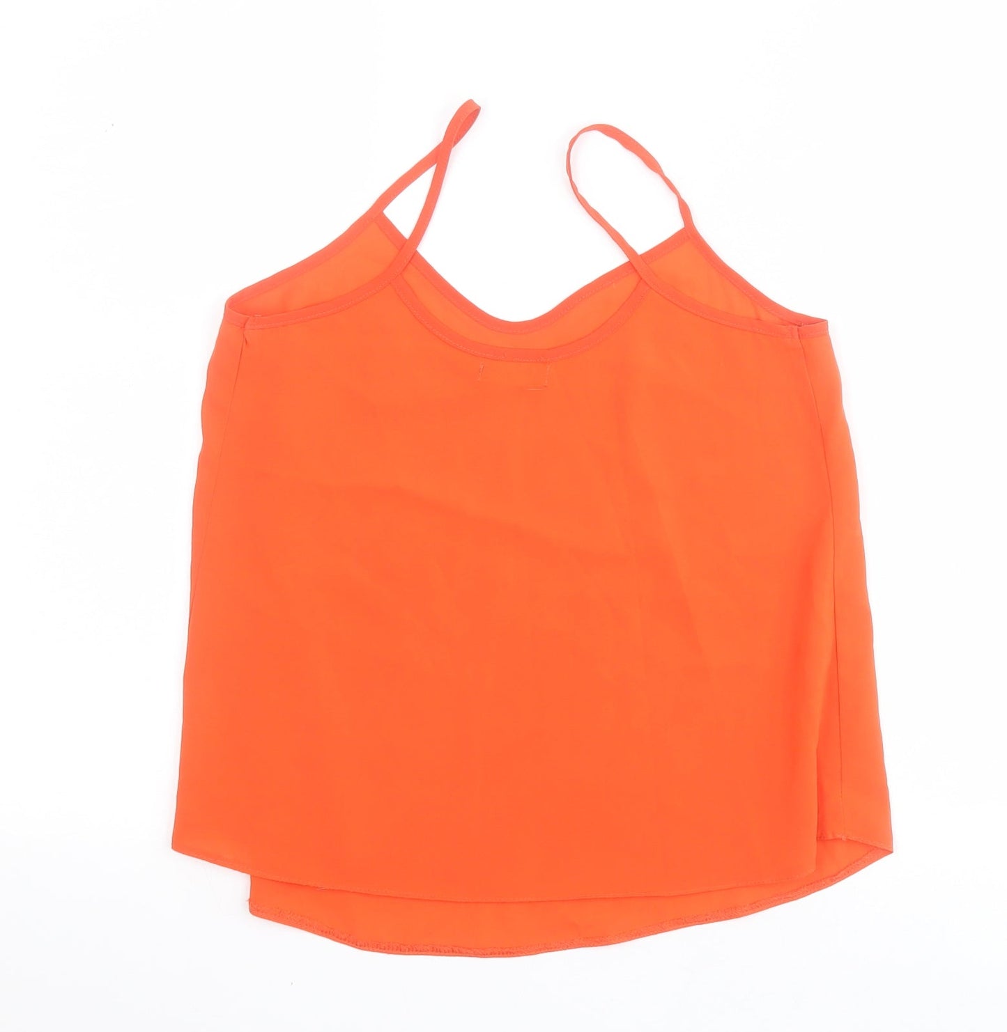 Womens UK Size 8 Exhibit Orange Camisole Tank