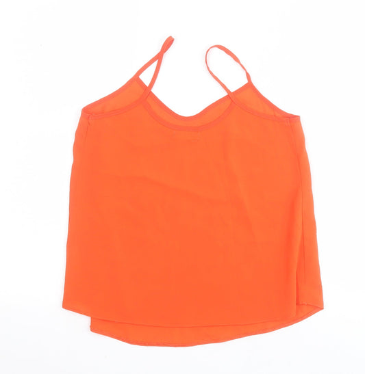 Womens UK Size 8 Exhibit Orange Camisole Tank