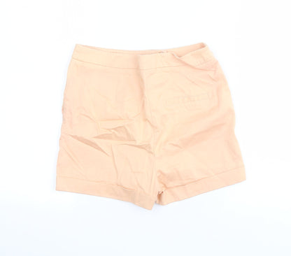 Love Label Womens Orange  Cotton Chino Shorts Size 8 L3 in Regular Zip