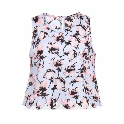 Womens UK Size 6 Miss Selfridge Blue Basic Tank