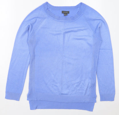 Primark Womens Blue Round Neck  Acrylic Pullover Jumper Size 12
