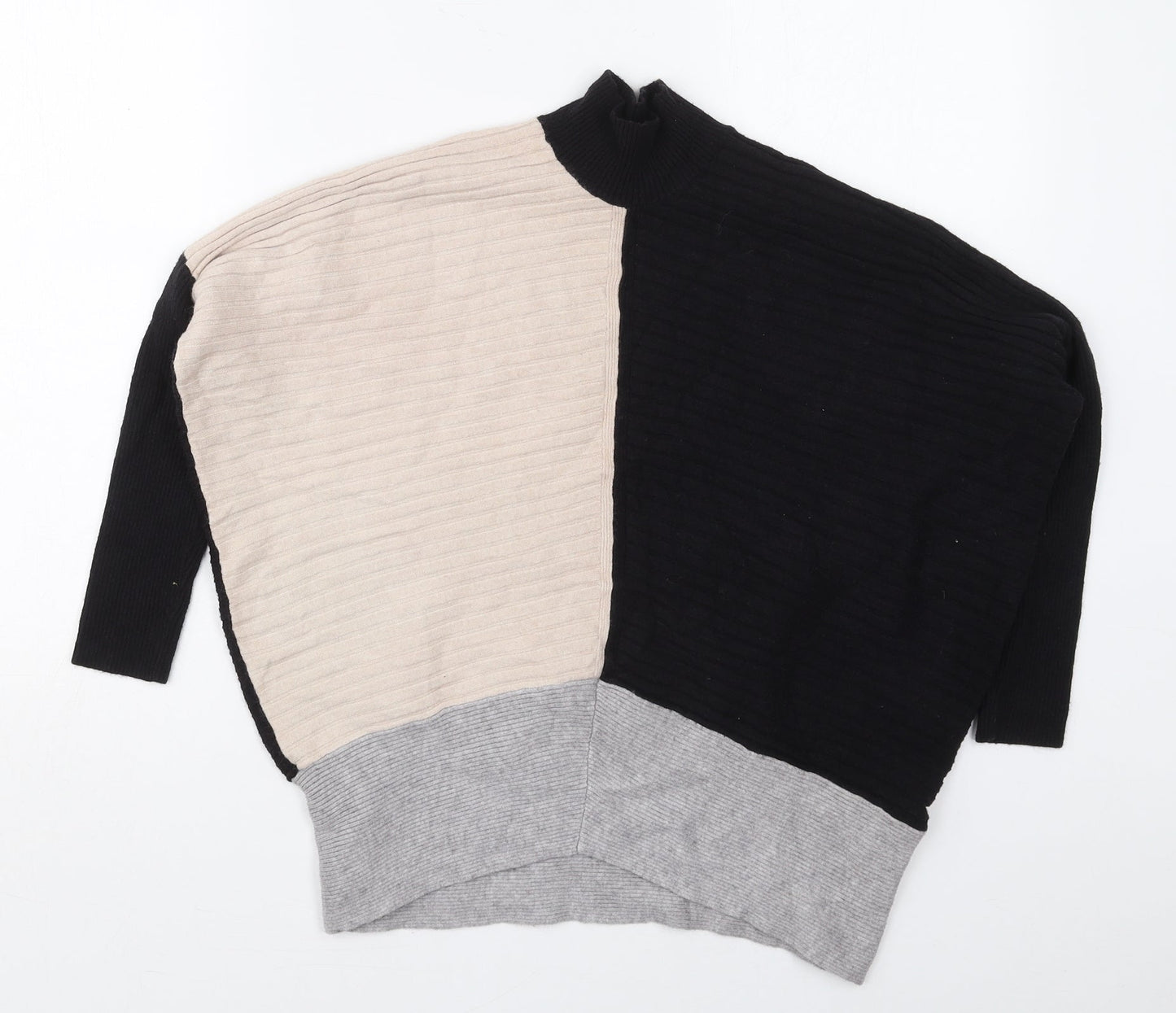 Womens UK Size XS River Island Black Pullover Jumper