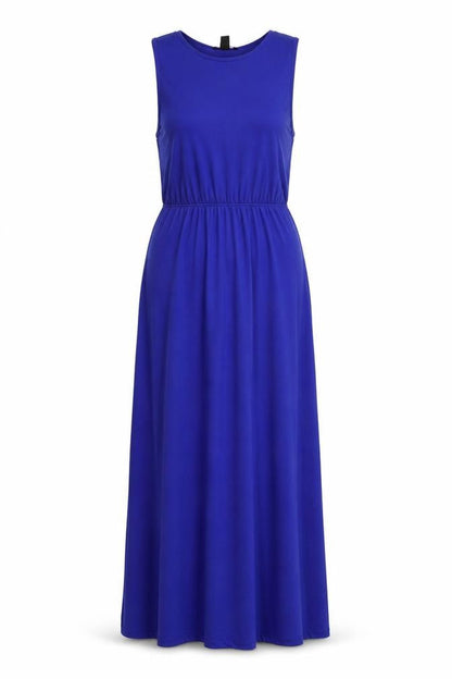 H&M Womens Blue  Polyester Maxi  Size S  Round Neck Pullover