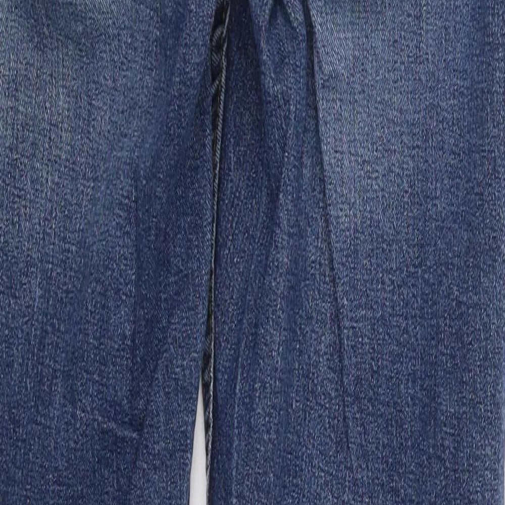 New Look Mens Blue  Cotton Skinny Jeans Size 32 L30 in Regular Button