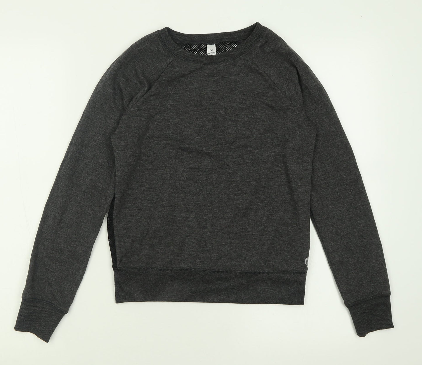 90 Degree Girls Grey Crew Neck  Polyester Pullover Jumper Size 12 Years  Pullover