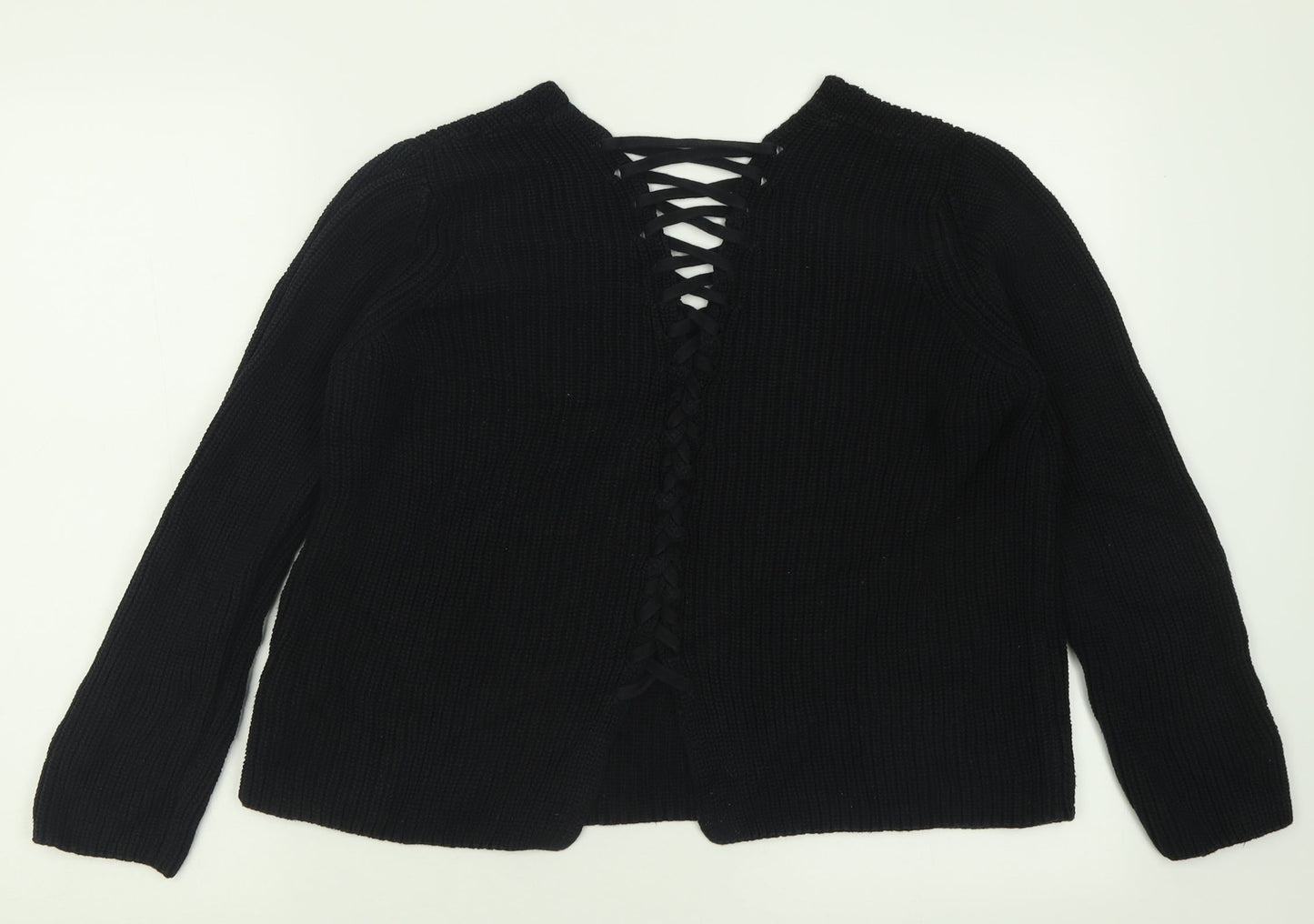 Womens UK Size 14 Marks and Spencer Black Pullover Jumper