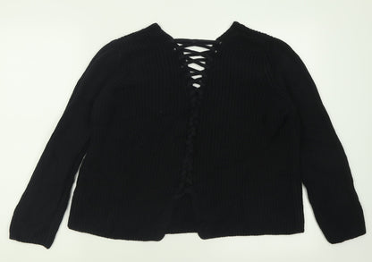 Womens UK Size 14 Marks and Spencer Black Pullover Jumper