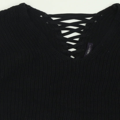 Womens UK Size 14 Marks and Spencer Black Pullover Jumper