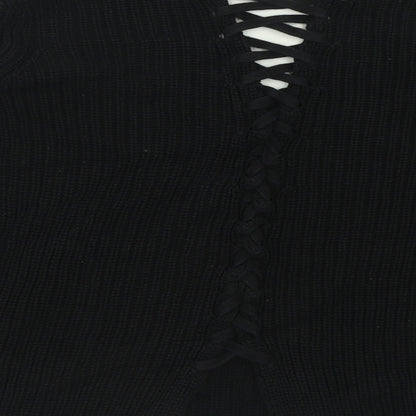 Womens UK Size 14 Marks and Spencer Black Pullover Jumper