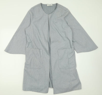 Gerard Womens Grey Crew Neck  Polyester Cardigan Jumper Size 12