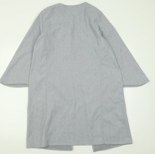 Gerard Womens Grey Crew Neck  Polyester Cardigan Jumper Size 12